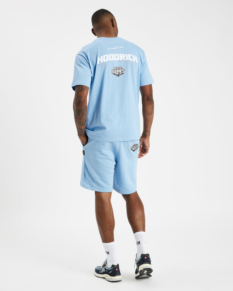 Hoodrich Stadium Magliette Uomo Blu | 10943-JSOA