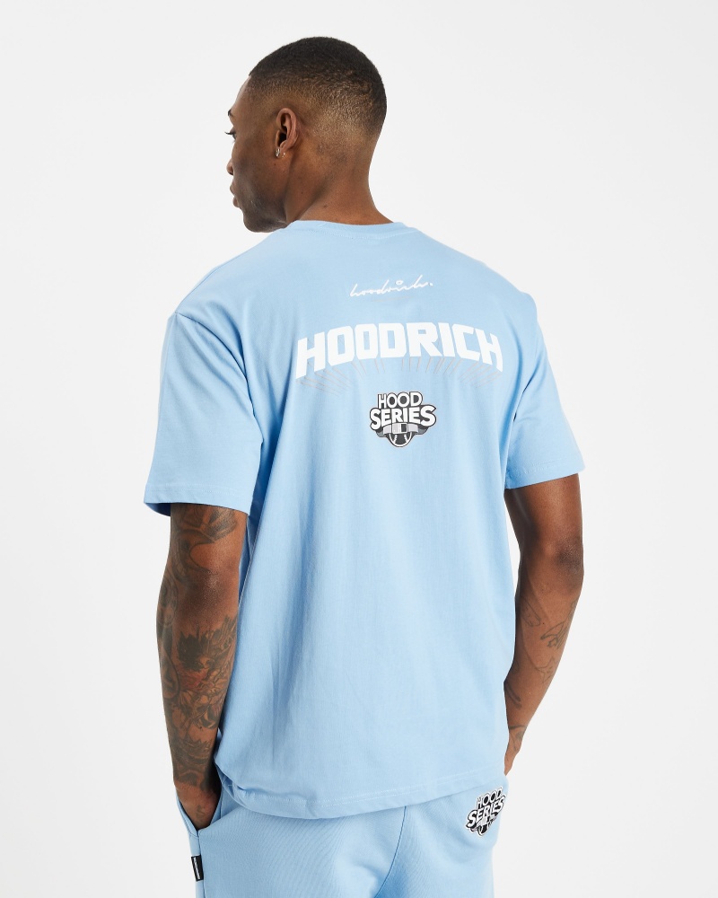 Hoodrich Stadium Magliette Uomo Blu | 10943-JSOA