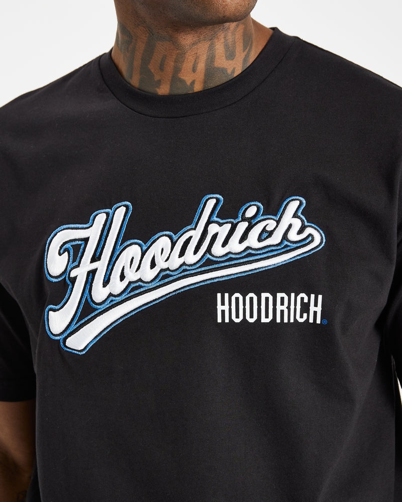 Hoodrich Stadium Magliette Uomo Nere | 96780-QTID