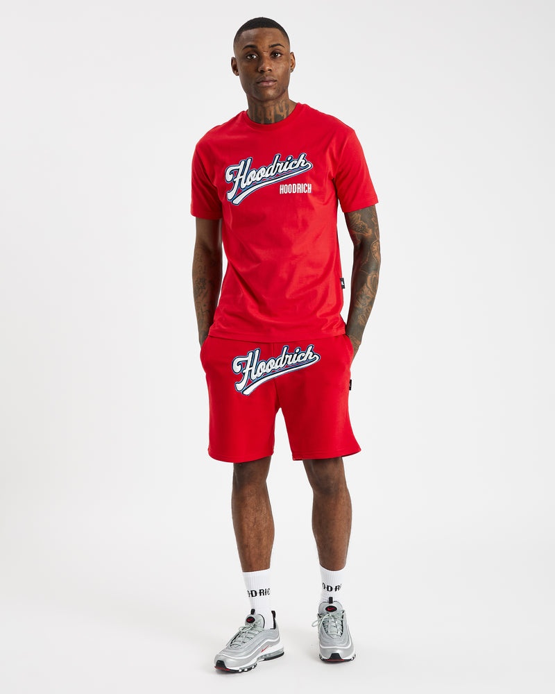 Hoodrich Stadium Magliette Uomo Rosse | 63948-UCKE