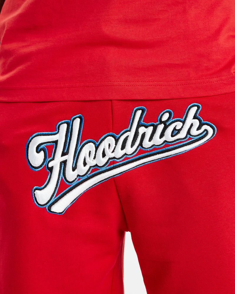 Hoodrich Stadium Pantaloncini Uomo Rosse | 75309-EMIZ