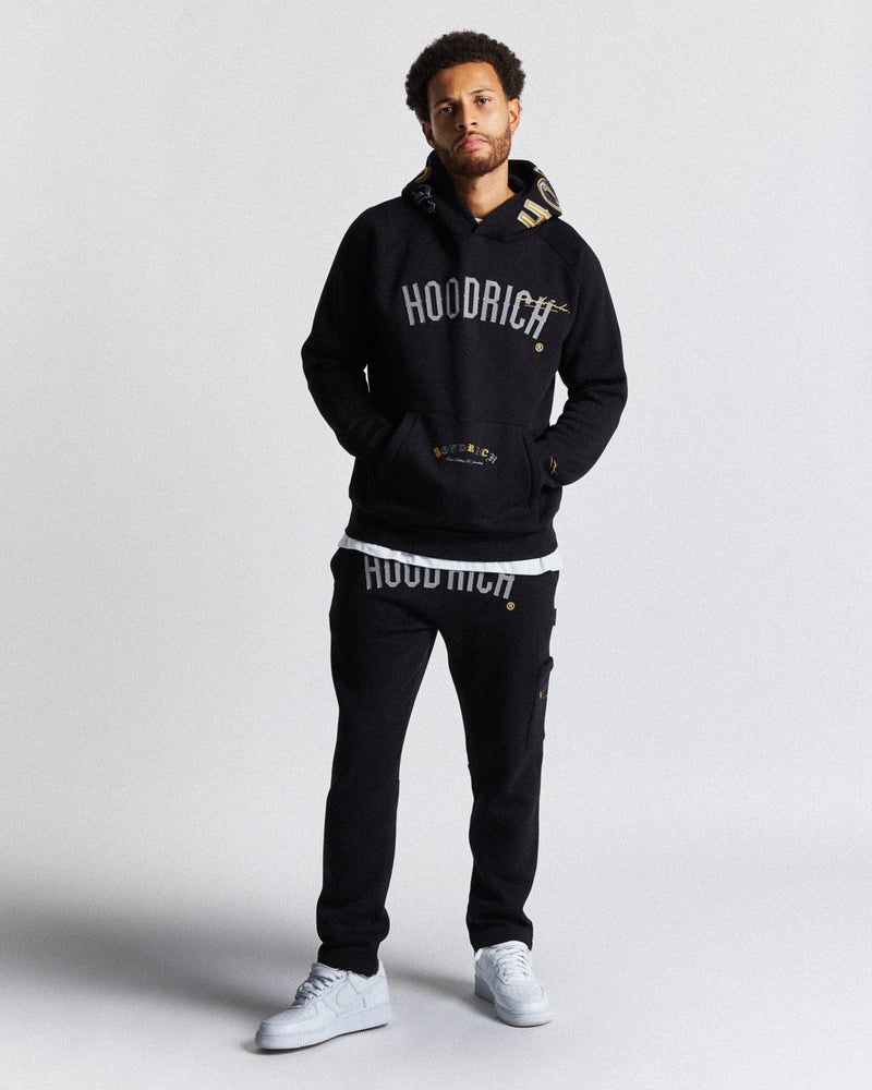 Hoodrich Stature Felpa con Cappuccio Uomo Nere | 84239-IWRQ