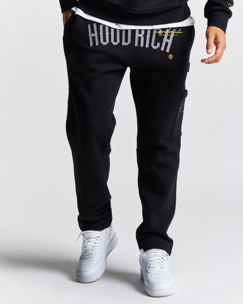 Hoodrich Stature Pantaloni Jogger Uomo Nere | 85467-KRAW