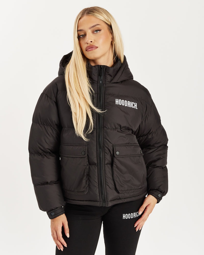 Hoodrich Thea Giacche Donna Nere | 43075-RXFB